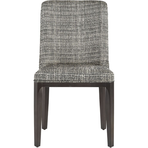 Elisa Grey Oak / Naya Check Black Dining Chair